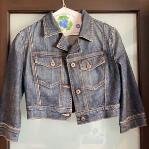 Crop Jean jacket by Adriano Goldschmied
